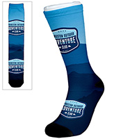 “Thames” Dye Sublimated Dress Socks (Pair)